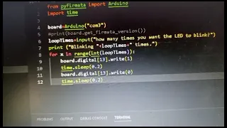 NASS31082023 CONTROLLING ARDUINO USING PYTHON WITH PYFIRMATA Ahmad Nasser