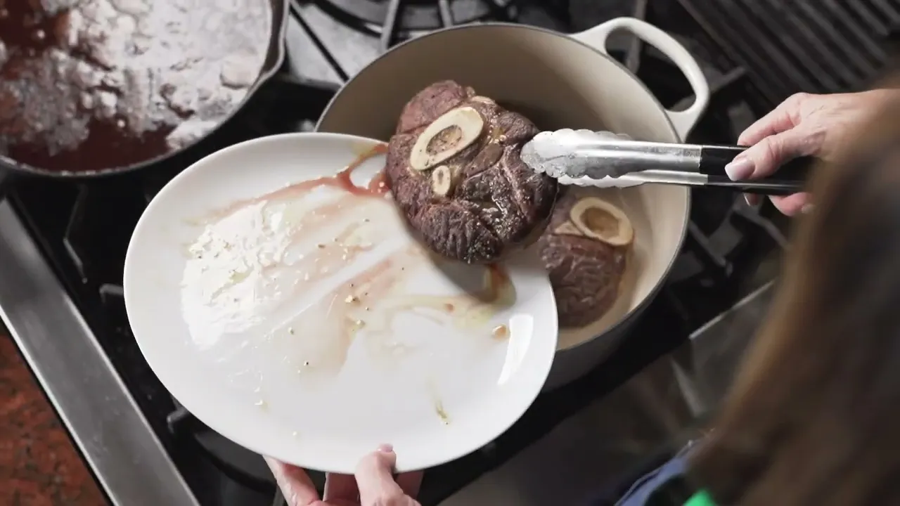 Oklahoma Beef Shanks with Mushrooms & Bacon