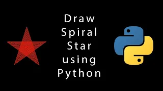 Let s Draw Spiral Star using Python Turtle
