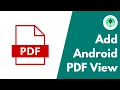 Add PDF Files in Android Apps PDF Viewer Android Studio