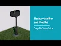 How to Assemble and Install the Roxbury Mailbox and Post Kit 7980B-10