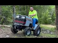 You won t believe what this Craftsman garden tractor can do with ATV tires