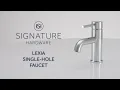 The Pinnacle of Modern Luxury - The Lexia Single-Hole Bathroom Faucet