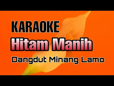 Download MP3 Sweet Black Karaoke | Minang Lamo Joget Song