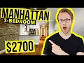 This STUNNING 2700 3 Bedroom has 2 Baths NYC Apartment Tour