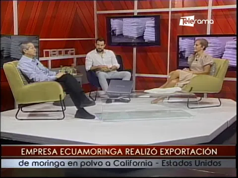 Empresa Ecuamoringa realizó exportación de moringa en polvo a California - Estados Unidos