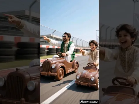 Milky Bar Car Race ๐๐ซ India ๐ฎ๐ณ vs Pakistan ๐ต๐ฐ Voting Decides Winner ๐๐ฅ #ai #shorts #indiavspakistan