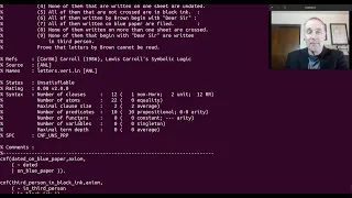 A propositional logic proof with E