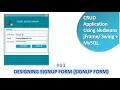 How to Design Simple Sign Up Registration Form Using Java Swing