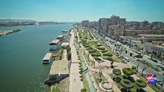 تطوير كورنيش النيل   المنيا دندنها