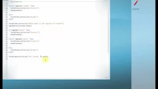 Lesson 5 in Small basic