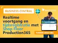 Realtime voortgang en tijdsregistratie voor productie orders met Shop Floor Production365