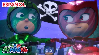 Infiltrarse en el Barco Pirata 🏴‍☠️ Heroes en Pijamas episodios completos 💫 #pjmasksespañol
