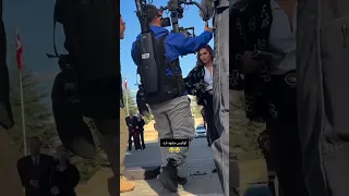 كواليس مشهد ناره شوفو مين جاي يصور بيها المدينه البعيدة Uzaksehir مسلسلات تركية Explore لايك 