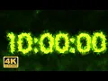 10 Hours Countdown Timer - Kryptonite 4K