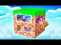 Surviving INSIDE One Block in Minecraft