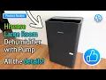 Hisense 50-Pint Dehumidifier Review Powerful Moisture Control for Any Room