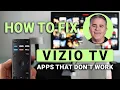 How to Fix Vizio TV Apps Not Working QUICK Guide