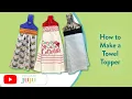 How to Make an In The Hoop Towel Topper Designs by JuJu