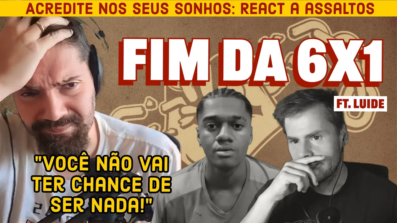 Do Sofrimento ao FIM da ESCALA 6x1 com Luide Matos e João Carvalho por Vida Além do Trabalho