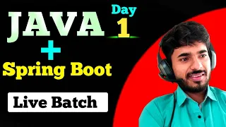 Day 1 Java Spring Boot Training Beginner Friendly Full Stack Path