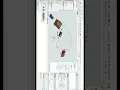 Short 2 Default AGV Process Flow With Clicks Basic AGV Process Flow Flexsim BE AWARE