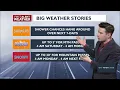 Shower chances Saturday beyond up to 20 of snow for mountain passes next week