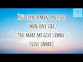 Iyanya ,Tekno - One side Remix(lyrics)