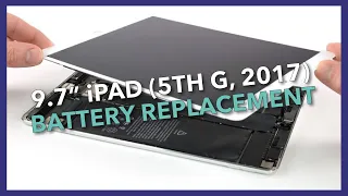 Fifth Generation iPad Battery Replacement Step by step