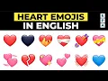 All Heart Emojis Name with Meaning
