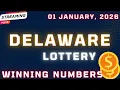 Delaware Day Lottery Results For - 01 Jan 2026