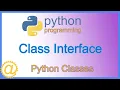 Python Classes - Class Interface and Abstract Data Type ADT