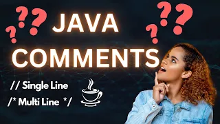 How to Write Comments in Java Learning Single Line Multi Line Comments