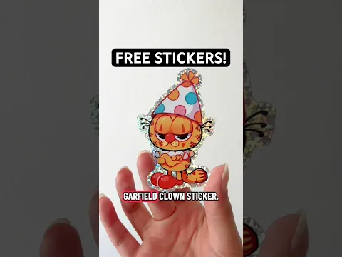 Free Stickers for Anime Night Mart!