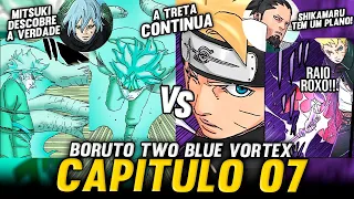 BOMBA! BORUTO SOLA MITSUKI NO MODO SÁBIO E REVELA TODA A VERDADE - BORUTO TWO BLUE VORTEX CAP 07