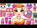 Download Lagu Paper DIY💖Unboxing PRINCESS BALLERINA CAPPUCCINA Skincare + Makeup 👑🏠MINIATURE House ASMR |Tana Cube