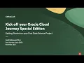 Kick Off Your Oracle Cloud Journey - Getting Started on your First Data Science Project