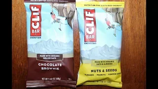 Clif Bar Energy Bar Chocolate Brownie and Nuts Seeds Review
