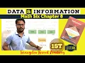1st Lecture Class Six Math Chapter 8 Information and Data Data Information by Triangular Kamal