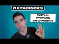 How to install PySpark on Windows Py4 Error solved