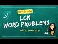 LCM Word Problems Explained Simple LCM Examples with Solutions
