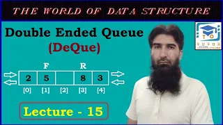 Double Ended Queue DeQue DS A LECTURE - 15