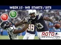 2018 Fantasy Football Lineup Advice - Week 15 WR s Episode