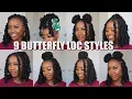 9 Ways To Style BUTTERFLY LOCS BOB Quick and Easy