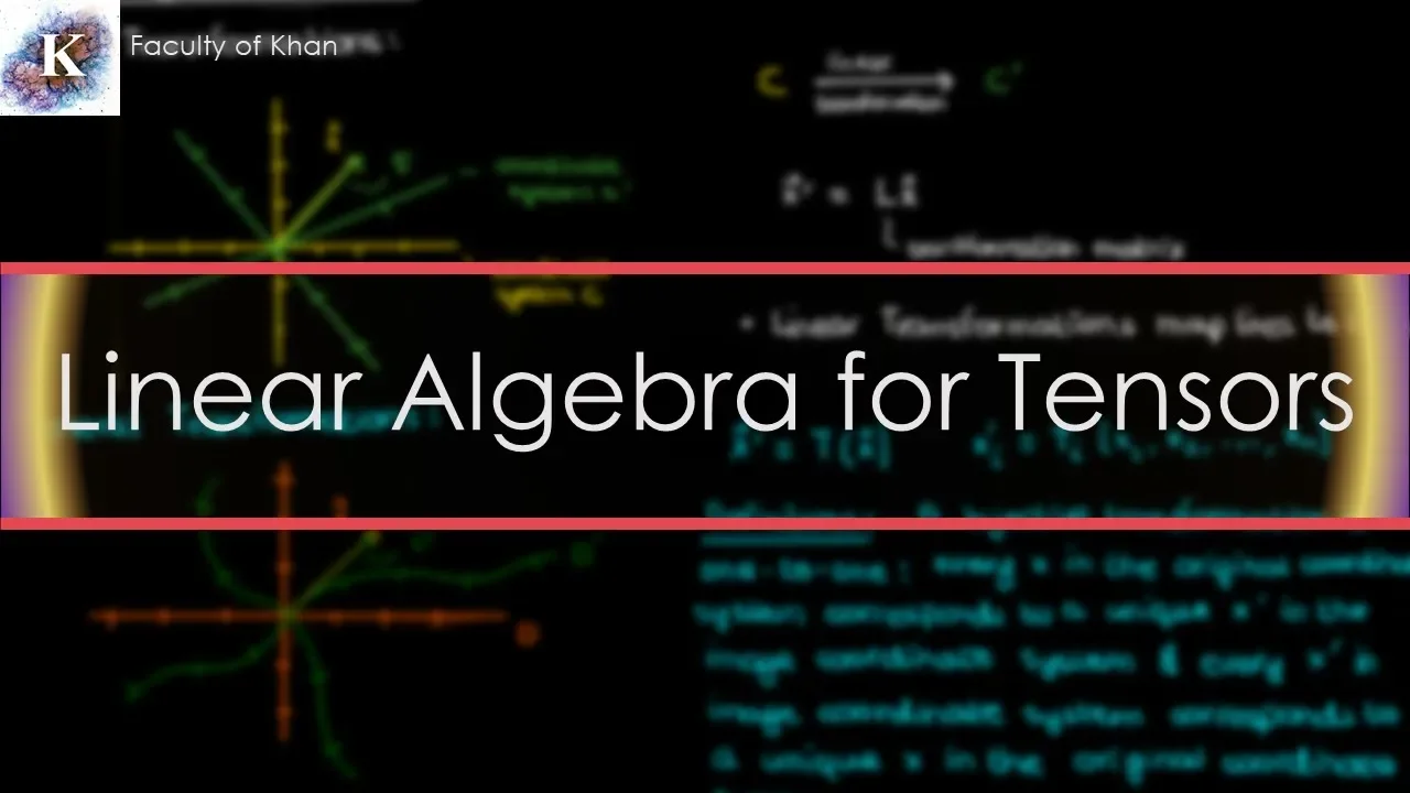 Basic Linear Algebra Concepts for Tensors