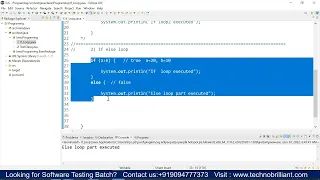 Session 32 Loops if if-else Switch case Print 1 to 100 Numbers While Loop Java Programming