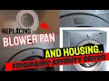 How Too Series Frigidaire Affinity Dryer Fan Replacement Blower Wheel and Housing 131775600