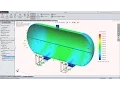 Solidworks Simulation tutorial Analyze Tank Pressure in Solidworks