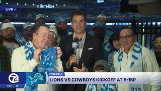 Lions fans pack Ford Field for Thursday Night Football