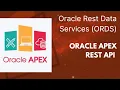Oracle Apex Rest API Examples - Oracle REST Data Services ORDS